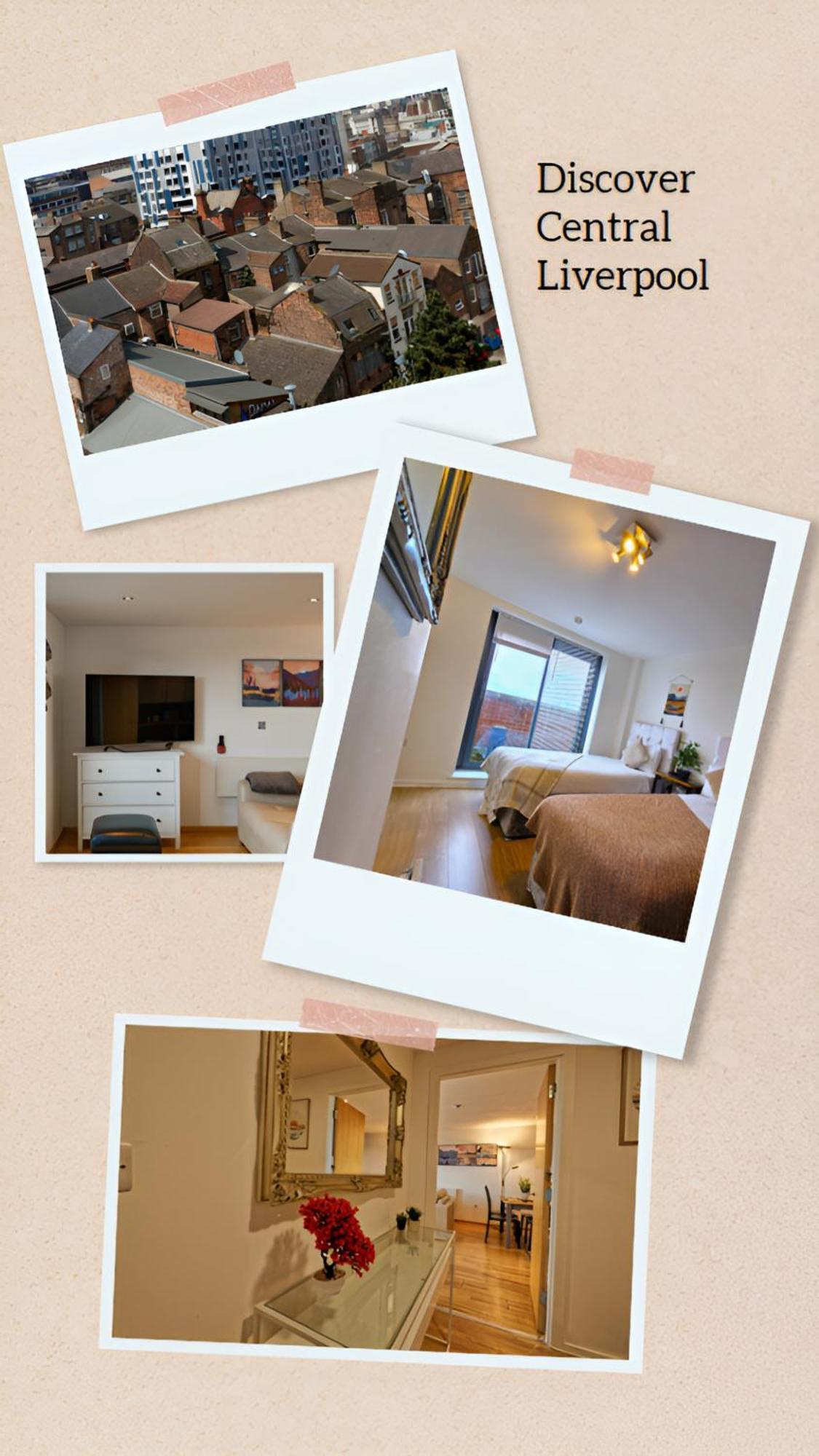 Sidemersey Livings- Convenient 1-Bedroom Flat With A View, Central Liverpool Buitenkant foto