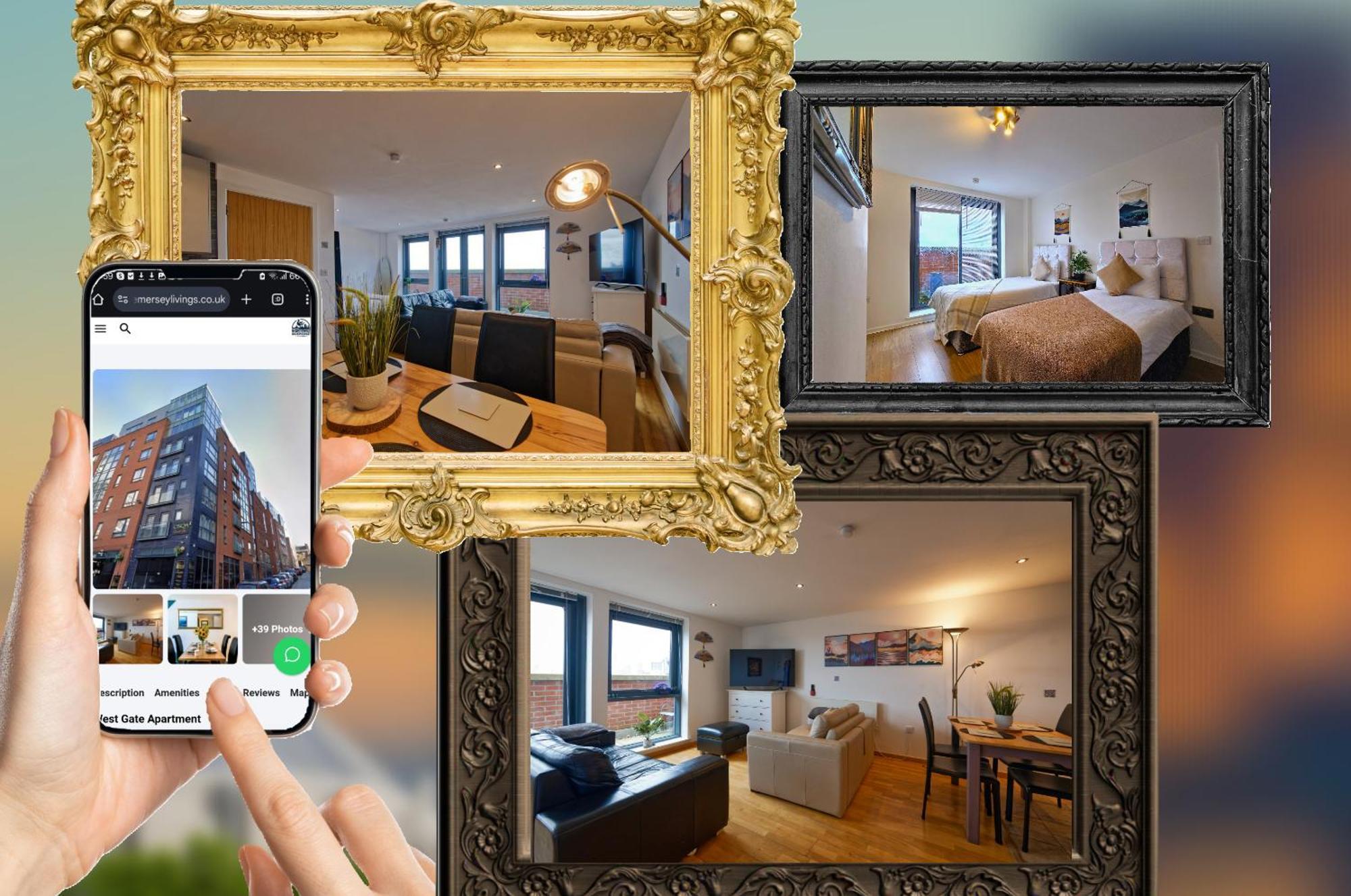 Sidemersey Livings- Convenient 1-Bedroom Flat With A View, Central Liverpool Buitenkant foto